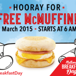 McDonalds Celebrates National Breakfast Day With Free McMuffins